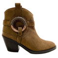 Load image into Gallery viewer, See by Chloe Military Green Suede Hanna Booties