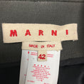 Load image into Gallery viewer, Marni Olive Green / Black Goat Fur and Wool Cape