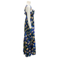 Load image into Gallery viewer, Borgo de Nor Magnolia Garden Navy Silk Twill Amina Dress