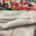 Load image into Gallery viewer, Zimmermann White Multi Floral Printed Linen Mini Dress