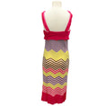 Load image into Gallery viewer, Missoni Pink Multi Sleeveless Zig Zag Knit Dress
