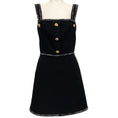 Load image into Gallery viewer, Alexander McQueen Black Wool Tweed Bombe Dress