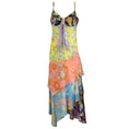 Load image into Gallery viewer, Peter Pilotto Multicolored Printed Crepe Long Day Dress / Cami Dress
