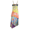 Load image into Gallery viewer, Peter Pilotto Multicolored Printed Crepe Long Day Dress / Cami Dress
