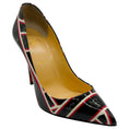 Load image into Gallery viewer, Christian Louboutin Black / Red Patent Leather Ribbon Pigalle Follies 100 Pumps