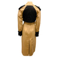 Load image into Gallery viewer, Malej Camel / Black Double Breasted Cotton Trench Coat