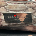 Load image into Gallery viewer, Kiton Purple Ombre Effect Python Skin Leather Crossbody Evening Bag