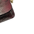 Load image into Gallery viewer, Kiton Purple Ombre Effect Python Skin Leather Crossbody Evening Bag