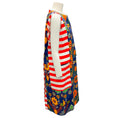 Load image into Gallery viewer, Rianna + Nina Red / Blue Multi Striped Floral Printed Midi Dress