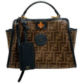 Load image into Gallery viewer, Fendi Black Patent Peekaboo Bag with Bag Coat
