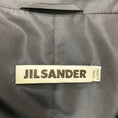 Load image into Gallery viewer, Jil Sander Navy Blue Button Front Mid Length Taffeta Coat