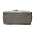 Load image into Gallery viewer, Salvatore Ferragamo Light Grey Leather Sookie Double Top Handle Tote Bag