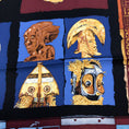 Load image into Gallery viewer, Hermes Black Multi Persona Square Silk Twill Scarf