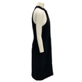 Load image into Gallery viewer, Giambattista Valli Black Sleeveless Crepe Midi Dress