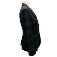 Load image into Gallery viewer, Kiton Green / Black Plaid Silk Lined Cashmere Blazer