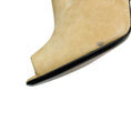 Load image into Gallery viewer, Fendi Beige / Gold Studded Suede and Leather Block Heel Sandals