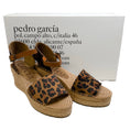 Load image into Gallery viewer, Pedro Garcia Leopard Satin Orazia Espadrille Sandals
