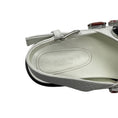 Load image into Gallery viewer, Marni White Multi Crystal Embellished Grained Leather Cross Strap Slingback Sandals