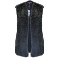 Load image into Gallery viewer, Ralph Lauren Collection Blue Silk Lined Lamb Shearling Vest