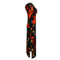 Load image into Gallery viewer, Cara Cara Black Multi Floral Printed Long Sleeved Stretch Jersey Maxi Dress