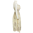 Load image into Gallery viewer, Zimmermann Beige Multi Floral Printed Cut-Out Detail Linen Midi Dress