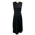 Load image into Gallery viewer, Proenza Schouler Black Ella Satin Midi Dress