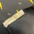 Load image into Gallery viewer, Bvlgari Black / Yellow Square Silk Twill Scarf