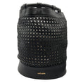 Load image into Gallery viewer, Cult Gaia Black Fifi Woven Leather Mini Backpack