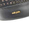 Load image into Gallery viewer, Cult Gaia Black Fifi Woven Leather Mini Backpack