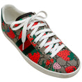 Load image into Gallery viewer, Gucci GG Supreme Monogram Sylvie Ace Strawberry Sneakers