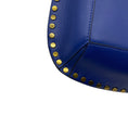 Load image into Gallery viewer, Isabel Marant Blue Oskan Studded Leather Shoulder Bag