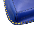 Load image into Gallery viewer, Isabel Marant Blue Oskan Studded Leather Shoulder Bag