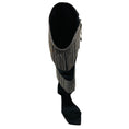 Load image into Gallery viewer, Giuseppe Zanotti Black Demode 105 Crystal Embellished Satin Sandals