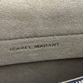 Load image into Gallery viewer, Isabel Marant Blue Oskan Studded Leather Shoulder Bag