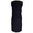 Load image into Gallery viewer, Moschino Couture Black Patent Leather Belted Sleeveless Crepe Midi Dress
