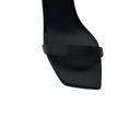 Load image into Gallery viewer, Giuseppe Zanotti Black Demode 105 Crystal Embellished Satin Sandals