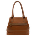 Load image into Gallery viewer, Loro Piana Brown Fjord Leather Globe Bag