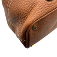 Load image into Gallery viewer, Loro Piana Brown Fjord Leather Globe Bag