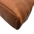 Load image into Gallery viewer, Loro Piana Brown Fjord Leather Globe Bag