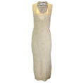 Load image into Gallery viewer, Brunello Cucinelli Beige Silk Lined Knit Maxi Dress
