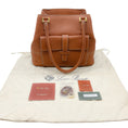 Load image into Gallery viewer, Loro Piana Brown Fjord Leather Globe Bag