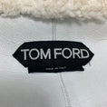 Load image into Gallery viewer, Tom Ford Ivory Fall 2018 Crystal Button Double Breasted Shearling Coat