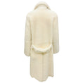 Load image into Gallery viewer, Tom Ford Ivory Fall 2018 Crystal Button Double Breasted Shearling Coat