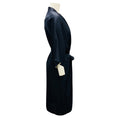 Load image into Gallery viewer, Peserico Dark Blue Belted Robe Coat