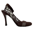 Load image into Gallery viewer, Stella McCartney Chocolate Fishnet Sandals
