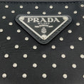 Load image into Gallery viewer, Prada Black Re-Nylon Studded Crossbody Bag