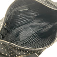 Load image into Gallery viewer, Prada Black Re-Nylon Studded Crossbody Bag