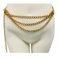 Load image into Gallery viewer, Chanel Vintage 1984 Gold CC Medallion Chain Belt