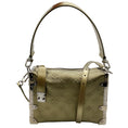 Load image into Gallery viewer, Louis Vuitton Light Gold Metallic Calfskin Side Trunk Handbag