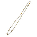 Load image into Gallery viewer, Chanel 2018 CC Logo Pearl Embellished Long Gold Chain Necklace with Camellias